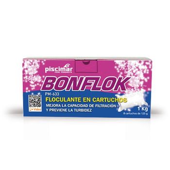 Pm-633 Kit Bonflock: Floculante En Cartuchos. Caja  1 Kg.