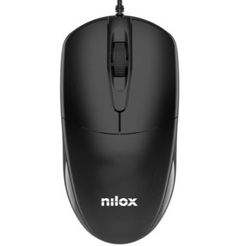 Nilox Mousb1011 Mouse Ufficio Usb Tipo A Ottico 1200 Dpi