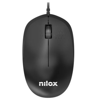 Nilox Mousb1012 Mouse Ufficio Usb Tipo A Ottico 1200 Dpi