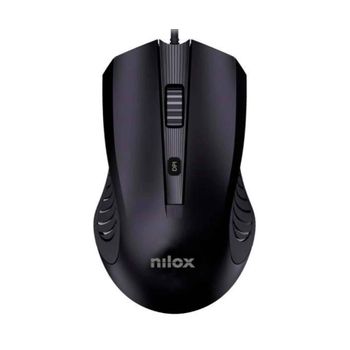 Nilox Mousb1013 Negro / Ratón Con Cable