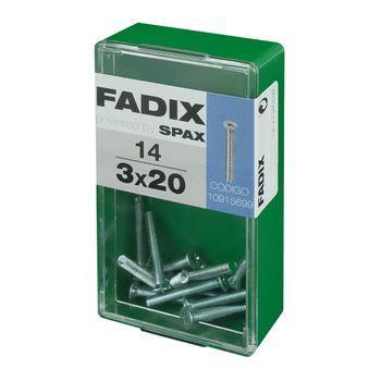 Caja S 14 Unid. Tornillo Metrica Cp M 3x20mm Fadix