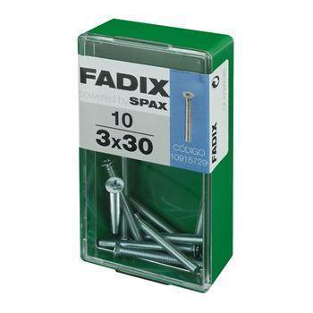 Caja S 10 Unid. Tornillo Metrica Cp M 3x30mm Fadix