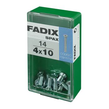 Caja S 14 Unid. Tornillo Metrica Cp M 4x10mm Fadix