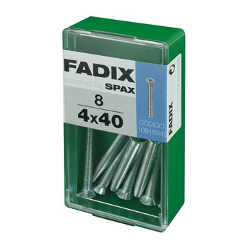 Caja S 8 Unid. Tornillo Metrica Cp M 4x40mm Fadix