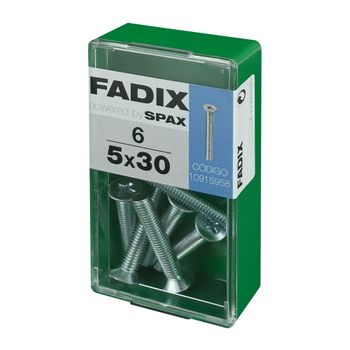 Caja S 6 Unid. Tornillo Metrica Cp M 5x30mm Fadix