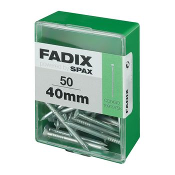 Caja M 50 Unid. Clavo Cp Acero 2,7x40mm Fadix