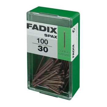 Caja S 100 Unid. Clavo De Acero Para Rodapie 1,5x30mm Fadix