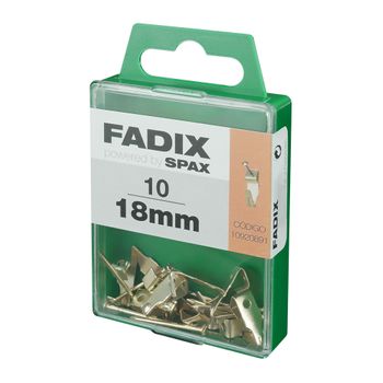 Caja M 10 Unid. Cuelgacuadros Hansafix 18mm Fadix