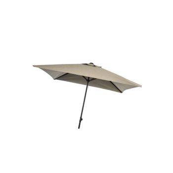 Sombrilla Doble Parasol de Acero 270x460x250cm. Beige