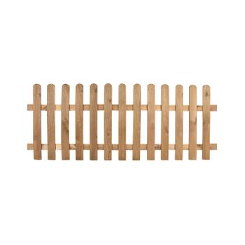 Valla De Jardín Exterior De 2 Piezas Krölpa Madera De Pino 100 X 40 Cm -  Natural [en.casa] con Ofertas en Carrefour