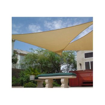 Toldo Vela Sombra Jardin Triangular 3,6x3,6x3,6 Metros Blanca con Ofertas  en Carrefour