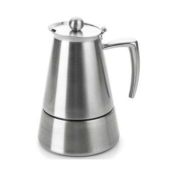 Cafetera Italiana Haeger Moka Acero Inoxidable 18/10 6 Tazas