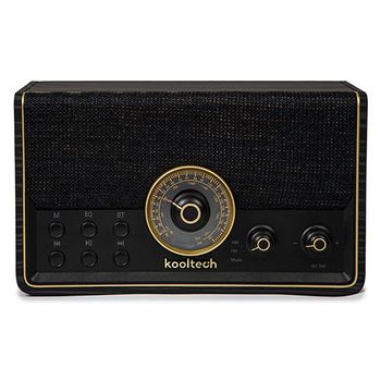 Radio Bluetooth Vintage Negro Kooltech
