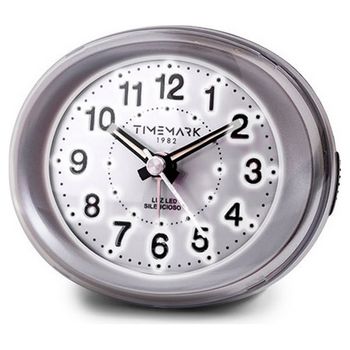 Reloj-despertador Analógico Timemark Plateado (9 X 9 X 5,5 Cm)