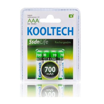 Pila Recargable Aaa 700 Mah Kooltech