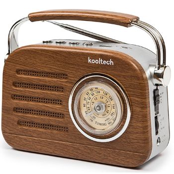 Radio Vintage Kooltech Jazz Bluetooth - Radio - Usb - Micro