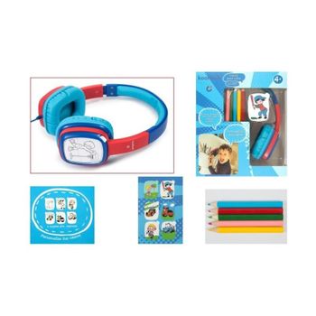 Auriculares Infantiles Con Ficha Para Colorear Kids 3