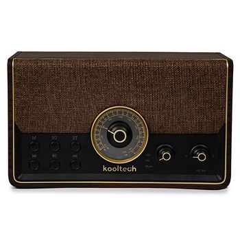 Radio Bluetooth Vintage Marron Kooltech