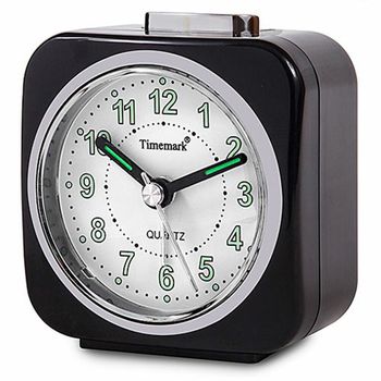 Reloj De Mesa Timemark Despertador Negro (9 X 8 X 5 Cm)