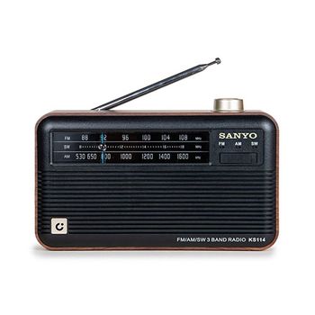 Radio Portatil Am/fm Recargable Sanyo