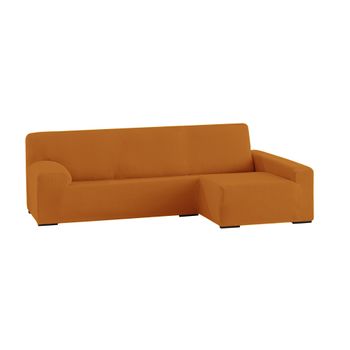 Funda Chaise Longue Elástica Ulises:color - Amarillo, Posición Chaise Longe - Brazo Derecho Largo