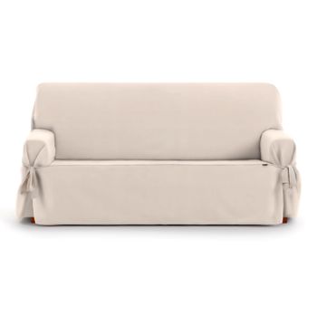 Funda De Sofa Elástica Adaptable Vega, 4 Plazas - 210 - 240 Cm. Beige  Estoralis con Ofertas en Carrefour