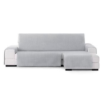 Funda Sofá Chaise Longue Calma:color - Gris, Tamaño Y Posición Chaise Longe - Brazo Derecho 240cm