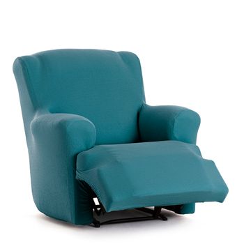 Funda De Sofa Elástica Adaptable Vega, 1 Plaza - 80 - 110 Cm. Azul  Estoralis con Ofertas en Carrefour