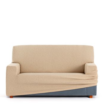 Funda De Sofa Elástica Adaptable Berta, 4 Plazas - 210 - 240 Cm. Azul  Estoralis con Ofertas en Carrefour