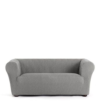 Funda Sofa Chester / Klippan 2 Plazas Modelo 7 Premium Roc Gris Claro