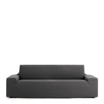 Funda Sofá Relax Bielastica Adaptable 3 Plazas (200-260 Cm) Gris Oscuro con  Ofertas en Carrefour