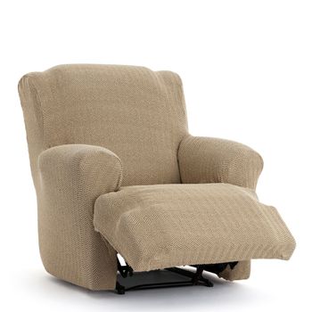 Funda De Sofa Elástica Adaptable Vega, 4 Plazas - 210 - 240 Cm. Beige  Estoralis con Ofertas en Carrefour