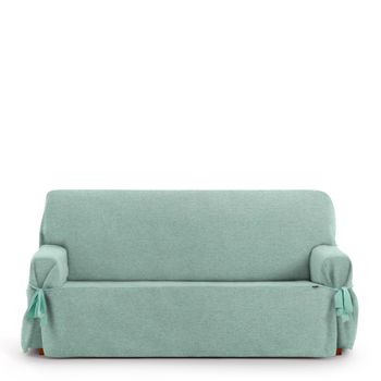 Funda De Sofá Con Lazos Valeria 6 Cubresofa Verde 3 Plazas