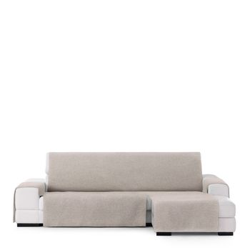 Cubre Sofá Chaise Longue Acolchado Maui Brazo Derecho 280cm, Beige.  Protector Funda De Sofá Chaise Longue con Ofertas en Carrefour