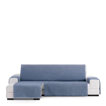 Funda De Sofá Chaise Longue Valeria 3 Color Azul Tamaño Y Posición Chaisse Longue - Brazo Izquierdo 240cm