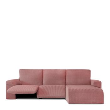 Funda Protectora Chaise Longue Derecha Relax  Premium Jaz Brazo Corto Rosa