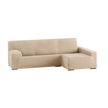 Cubre Sofá Chaise Longue Acolchado Maui Brazo Derecho 200cm, Beige.  Protector Funda De Sofá Chaise Longue con Ofertas en Carrefour