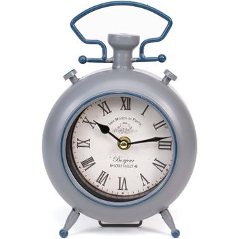 Reloj De Mesa Estilo Vintage - Gris