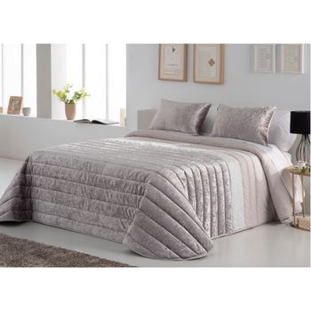 Colcha Bouti Para Cama Invierno. Colcha Cubre Cama Darling. Cama 135. Color  Gris con Ofertas en Carrefour