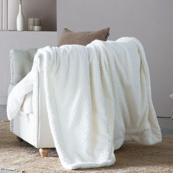 Acomoda Textil – Colcha Multiusos Para Sofá Y Cama, Manta Foulard Cómoda,  Grande Y Práctica De Algodón-poliéster. (beige, 230x260 Cm) con Ofertas en  Carrefour