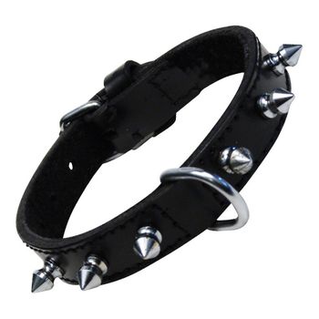 Collar Para Perro Gloria Negro Pinchos (35 Cm)