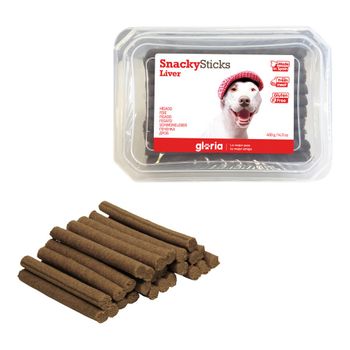 Snack Para Perros Gloria Snackys Sticks Higado (350 G)