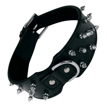 Collar Para Perro Gloria Negro Pinchos (65 Cm)