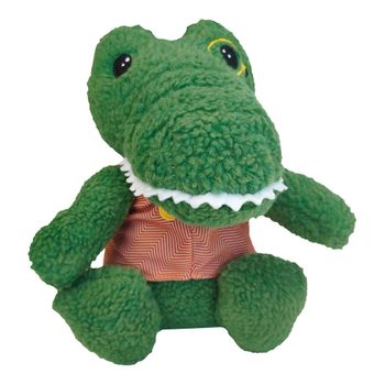 Peluche Para Perros Gloria Buky Cocodrilo Verde