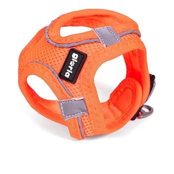 Arnés Para Perro Gloria Air Mesh Trek Star Ajustable Naranja Talla Xxxs (18-20 Cm)