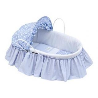 Sábana Bajera 100% Algodón Para Coche, Capazo O Cuco Babyline Basic Celeste  con Ofertas en Carrefour