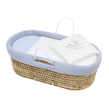 Capazo Palma Acolchado Une Sky Cambrass Sky Beige