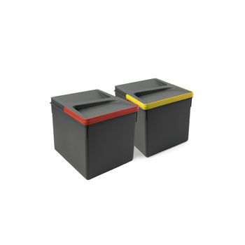 Contenedores Para Cajón De Cocina Recycle, Altura 216 1 Unidad X 12 Litros