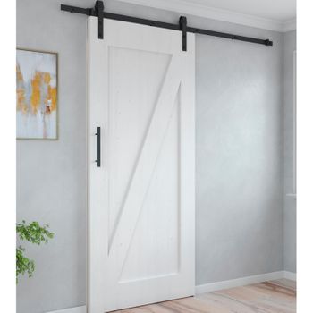 Emuca Sistema Barn Para Puertas Correderas Colgadas De Madera 80kg