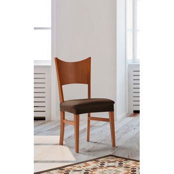 Funda De Sofa Elástica Adaptable Alba, 4 Plazas - 210 - 240 Cm. Marron  Estoralis con Ofertas en Carrefour